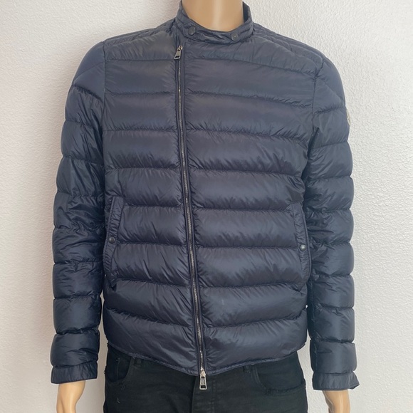 Mens Moncler Navy Blue Puffer Jacket